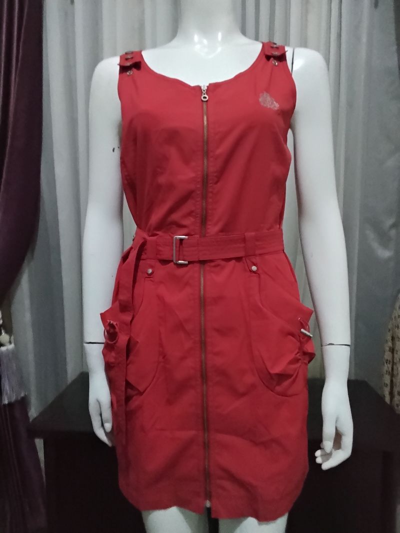 Dress OL overall kutung, foto 2