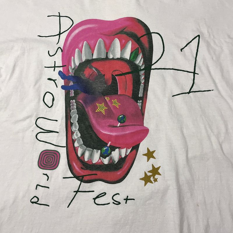 Kaos Rapper Travis Scott Astroworld Official Merch, foto 3