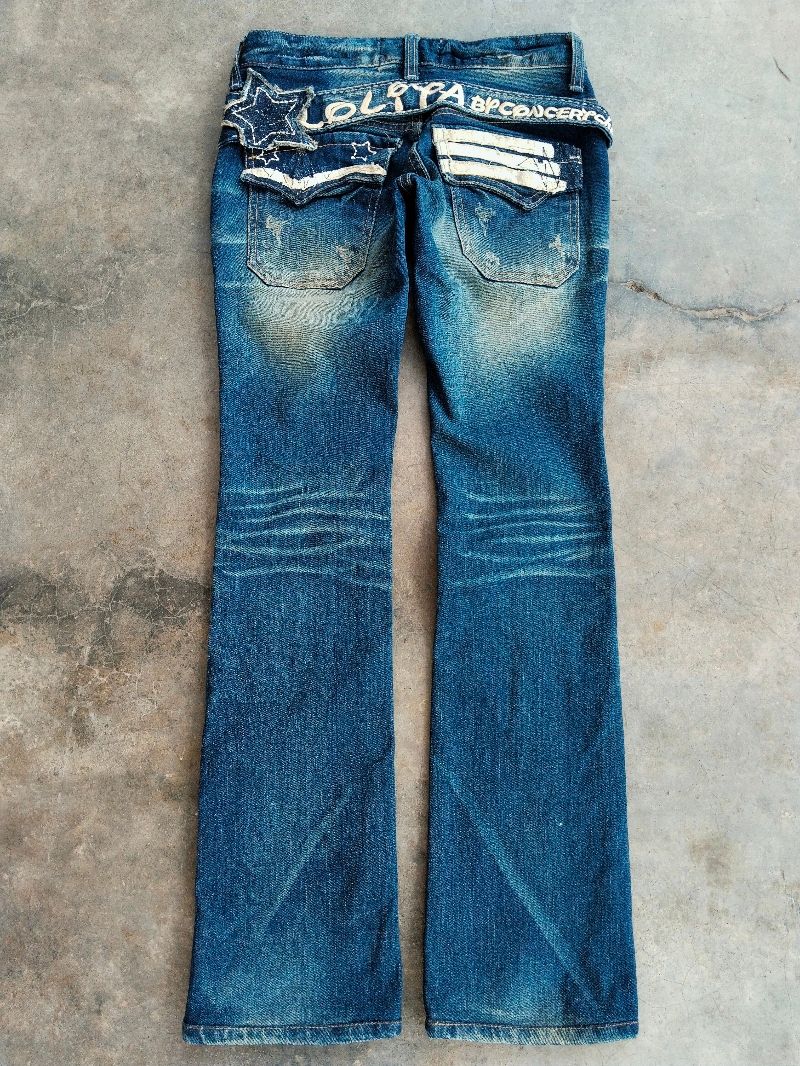 Lolita distressed bootcut jeans, foto 2