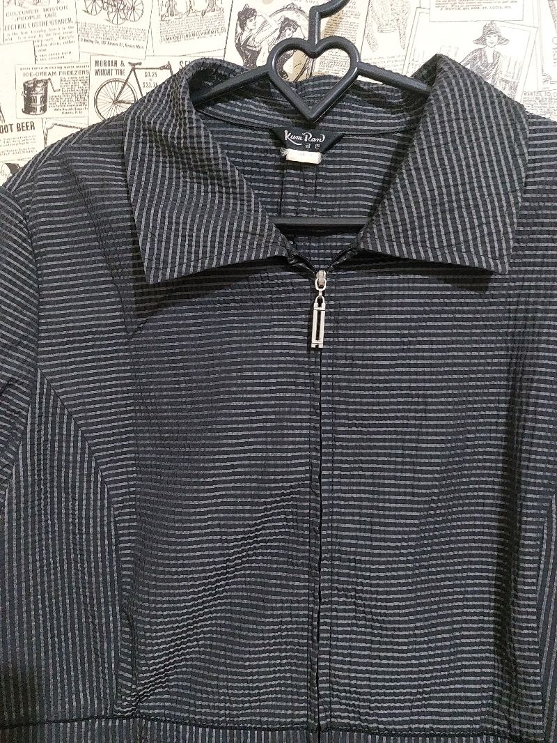 Jaket outer blazer stripe, foto 4