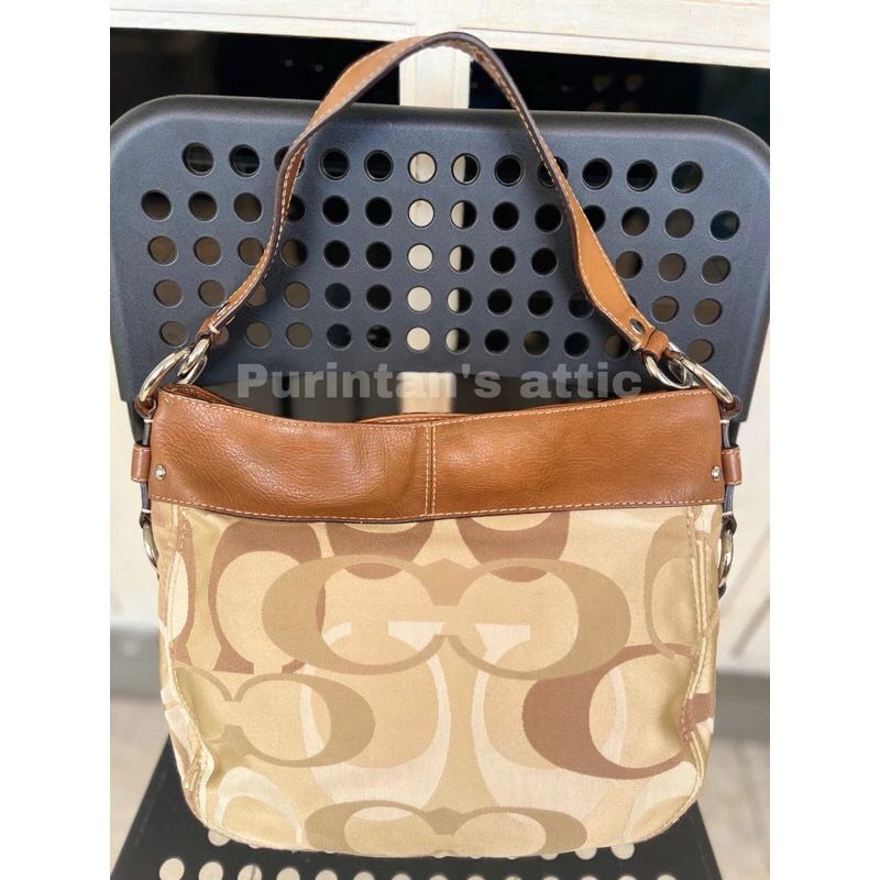 COACH One Shoulder Bag Hobo Signature Coach | Bags | Coach