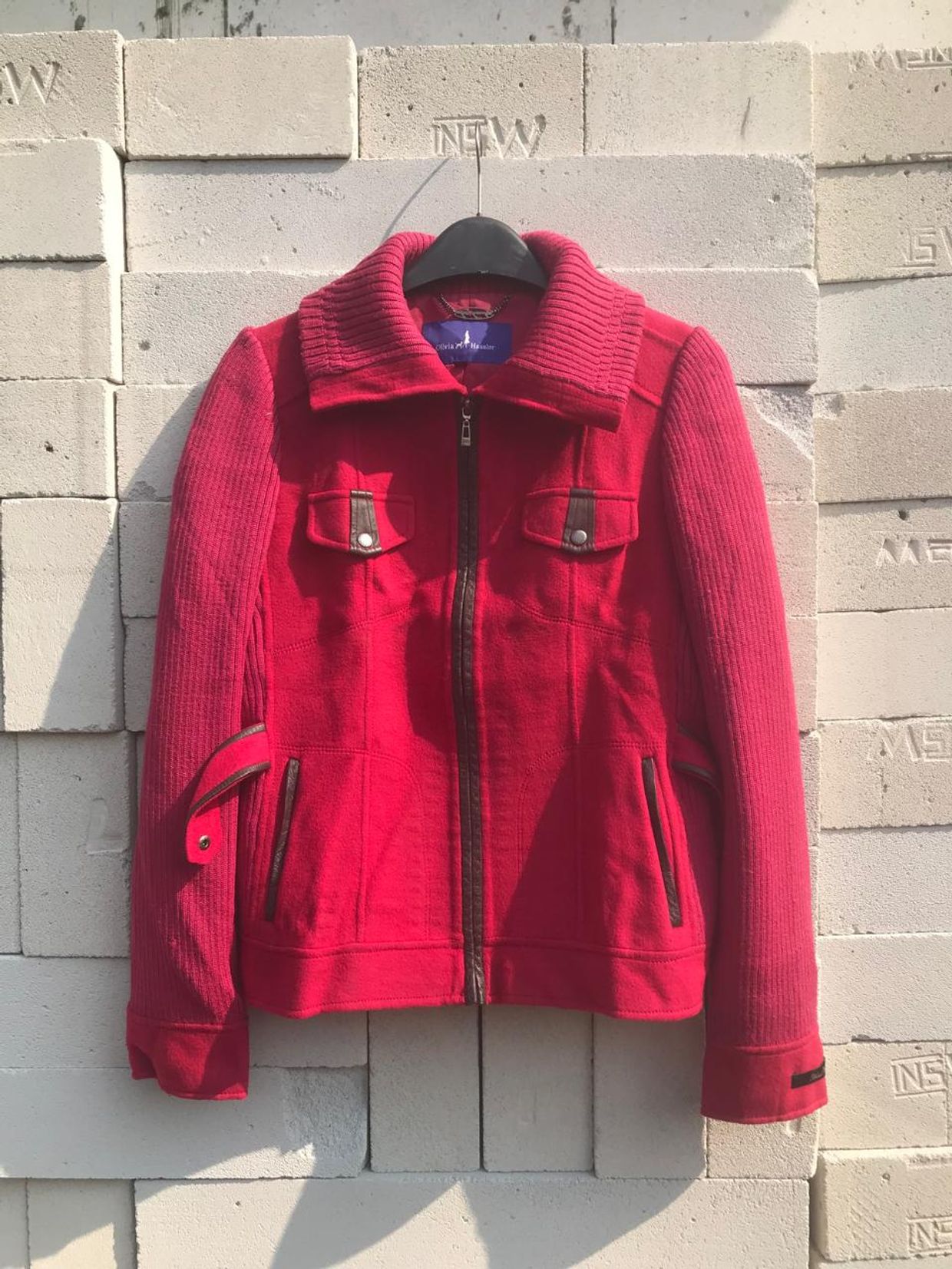 Acne Studios Casual Track jacket Pria red