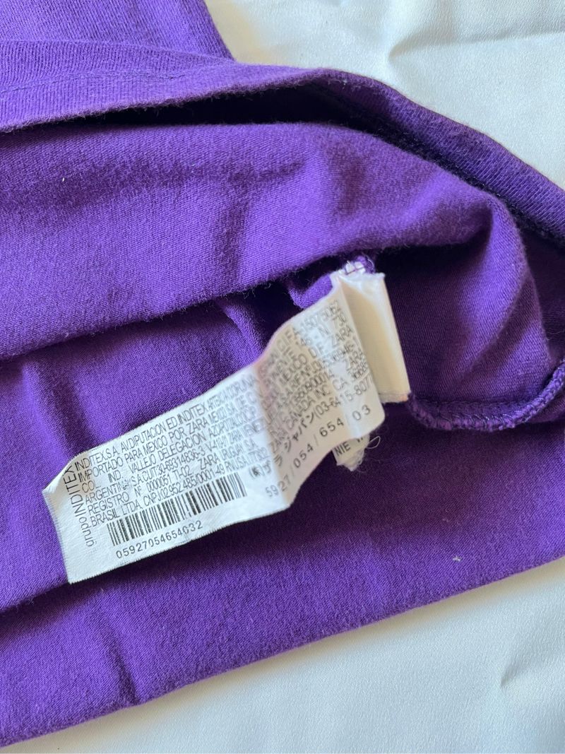 ZARA Purple Tshirt, foto 4
