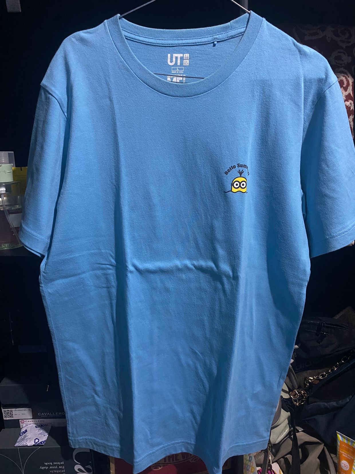Uniqlo Casual T-shirt Pria blue