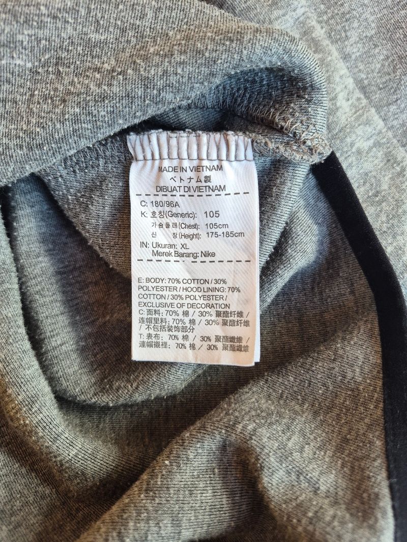 Nike Casual Hoody Pria gray, foto 5