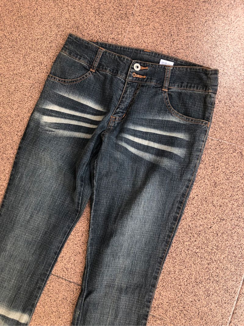 Unkown brand flared fading jeans, foto 3