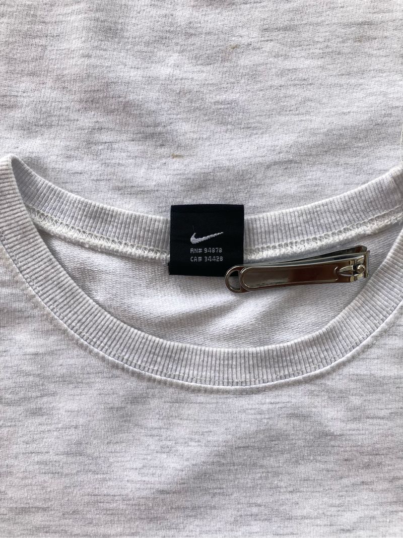 Nike Small Swoosh White Sweatshirt, foto 7