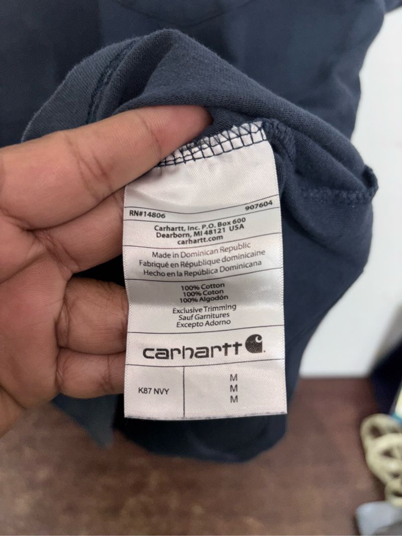 Carhartt Workwear Pocket – Biru Navy, foto 6