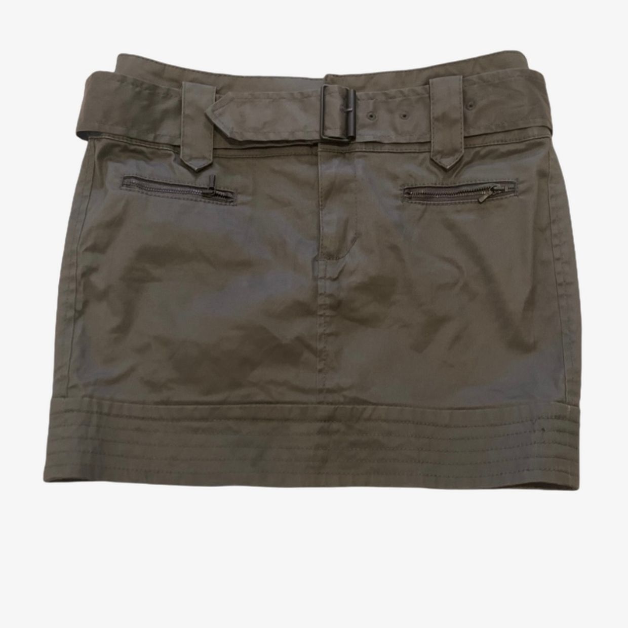 Gray cargo mini skirt <3 Waist