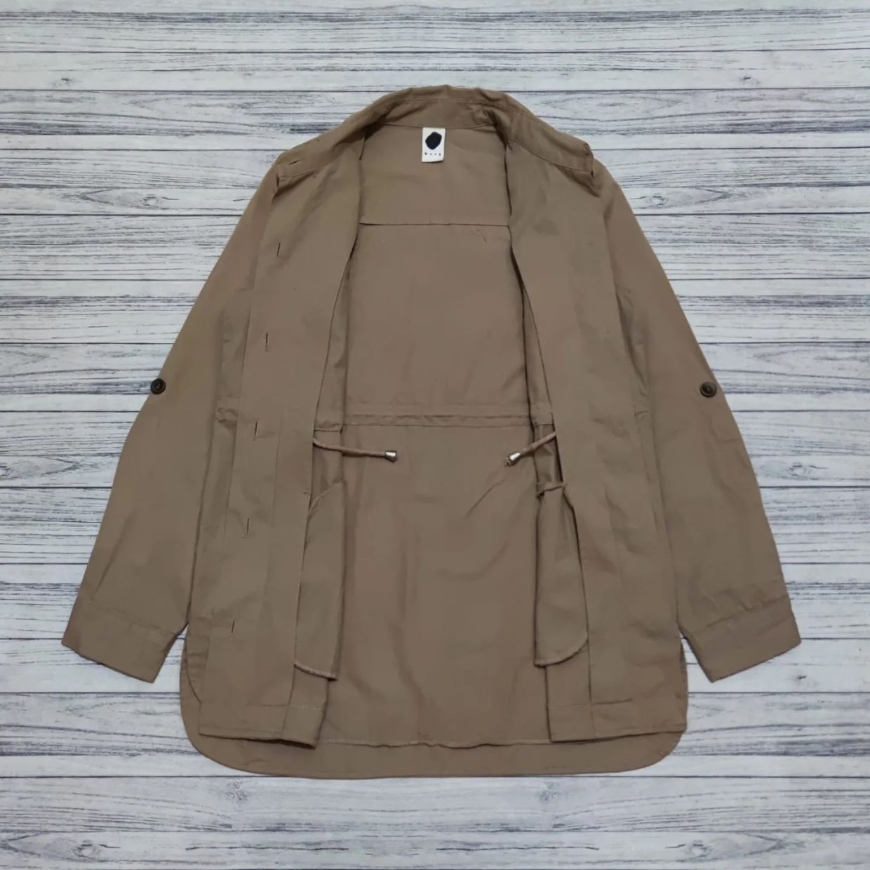 Casual Windbreaker Pria tan, foto 2