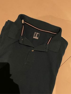 Decathlon Men’s Polo Top in Black and Green