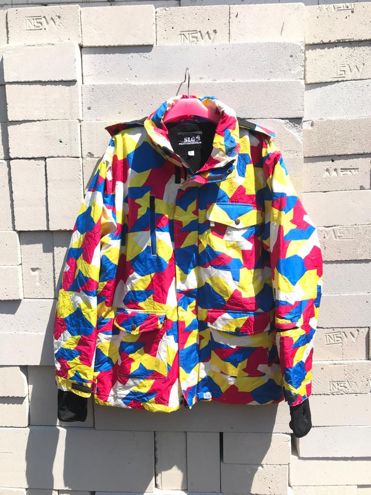 AMIRI Casual Track jacket Pria blue yellow