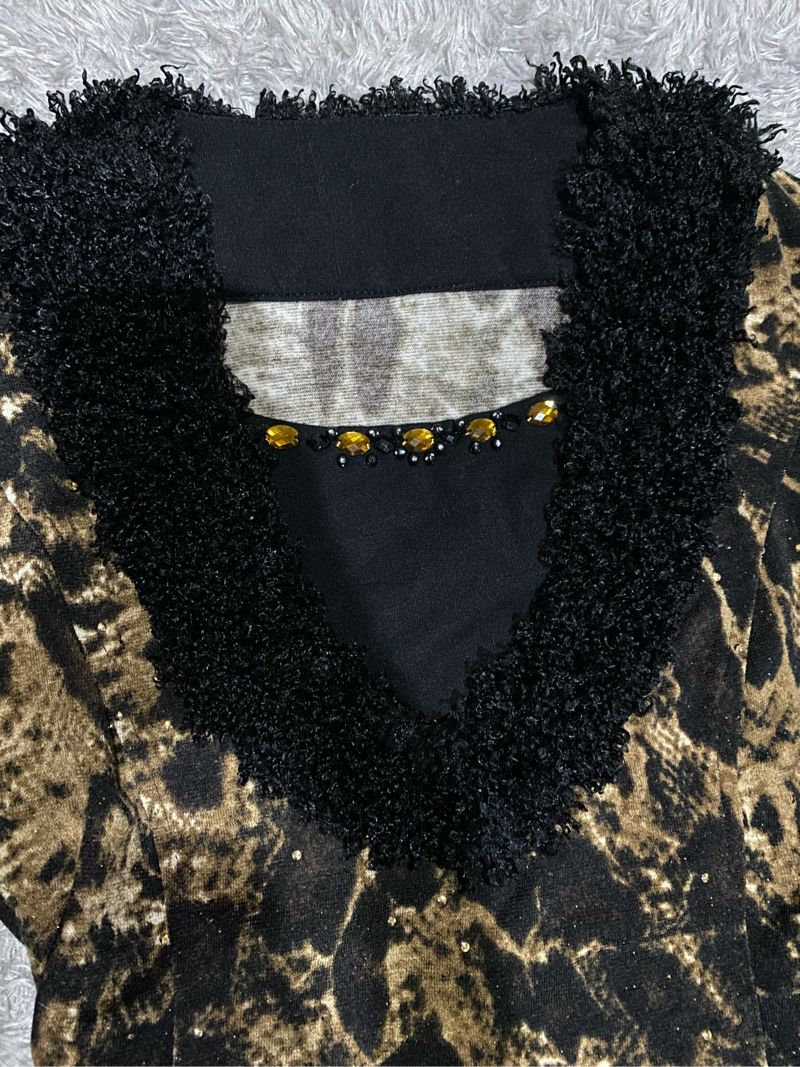 Mini Dress Leopard Pattern, foto 2