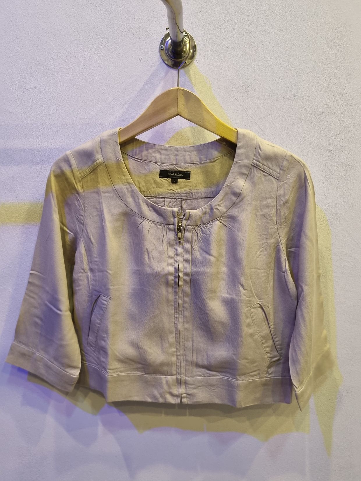 Casual Track jacket Wanita tan