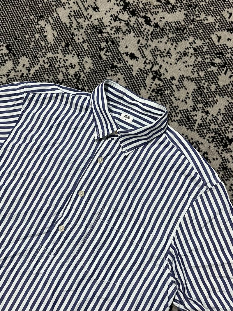 KEMEJA STRIPPED UNIQLO PENDEK, foto 3