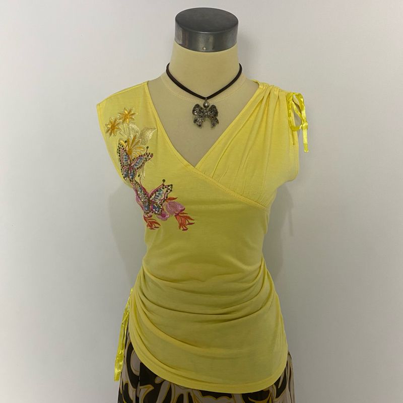 Vintage Yellow Top Y2K, foto 7