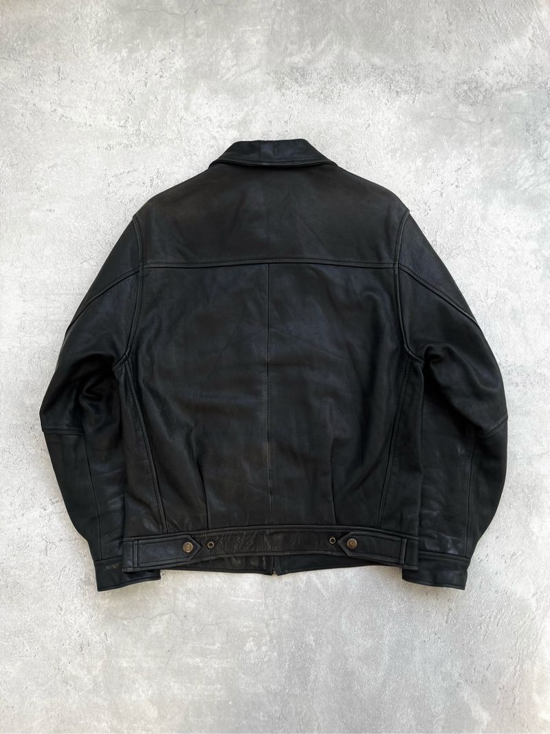 Vintage Casual Leather jacket Pria black, foto 8