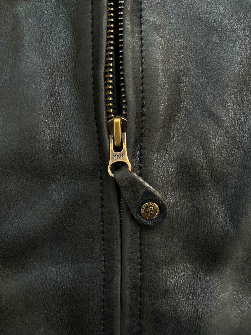 Vintage Casual Leather jacket Pria black, foto 5