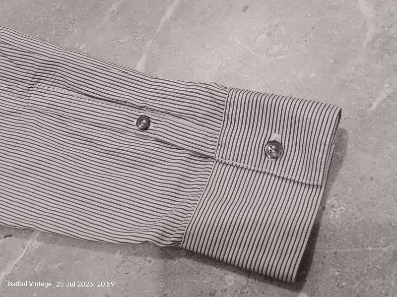 Kemeja Calvin Klein Stripe Slim Fit, foto 7