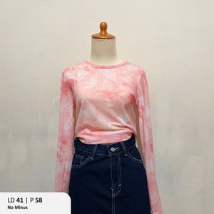 Pink Mesh Top