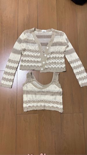Cardigan + Inner rajut