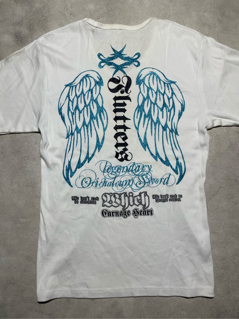 Y2k Goth Grunge emo Beaumere Tee Tribal art, foto 6