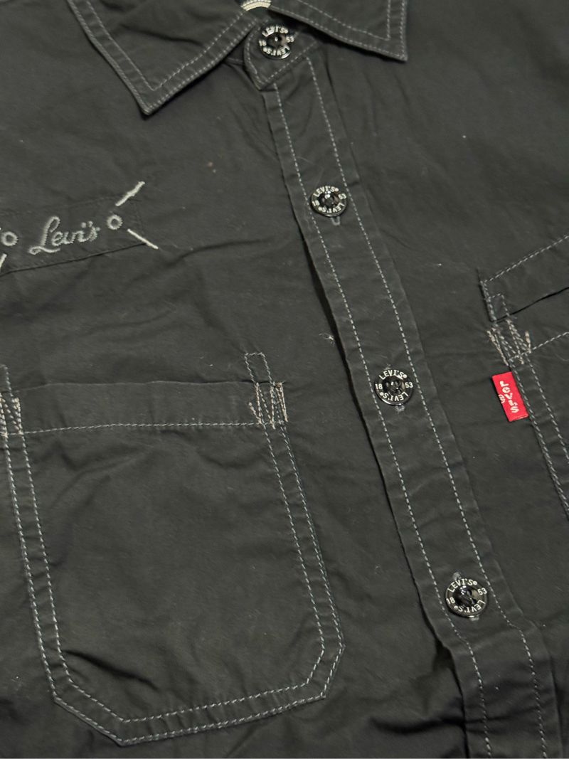 LEVIS SHORT SLEEVE SHIRT L SECOND THRIFT, foto 3