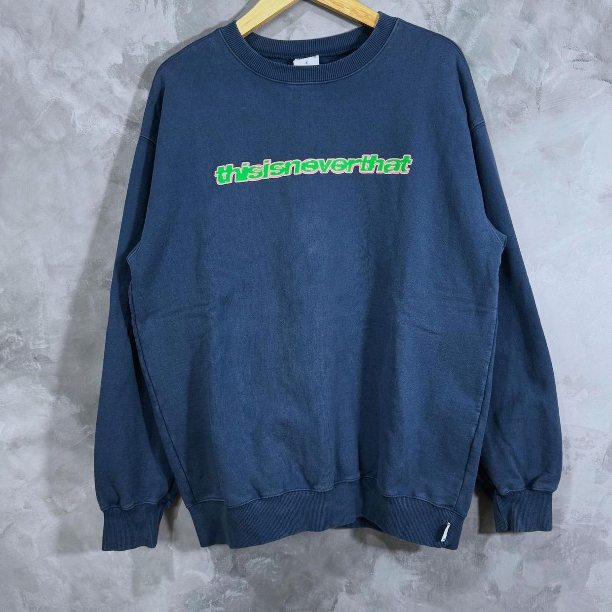 thisisneverthat Vintage Streetwear Sweater Pria navy blue