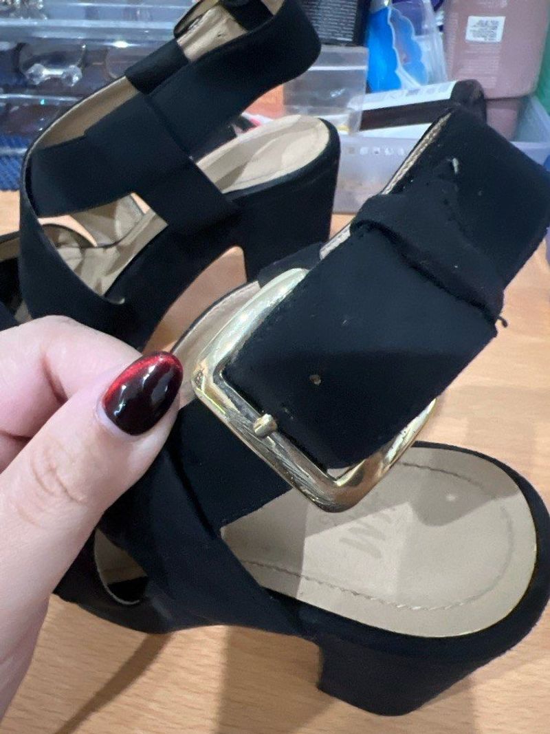 H&M Black Platform Heels EU36, foto 7