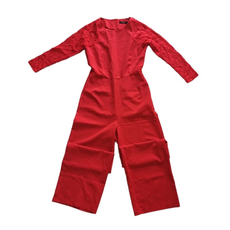 ZALORA Red Jumpsuit Preloved