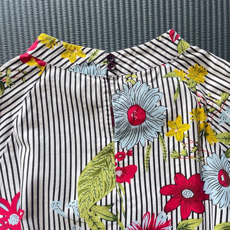 Minimal floral blouse, foto 4