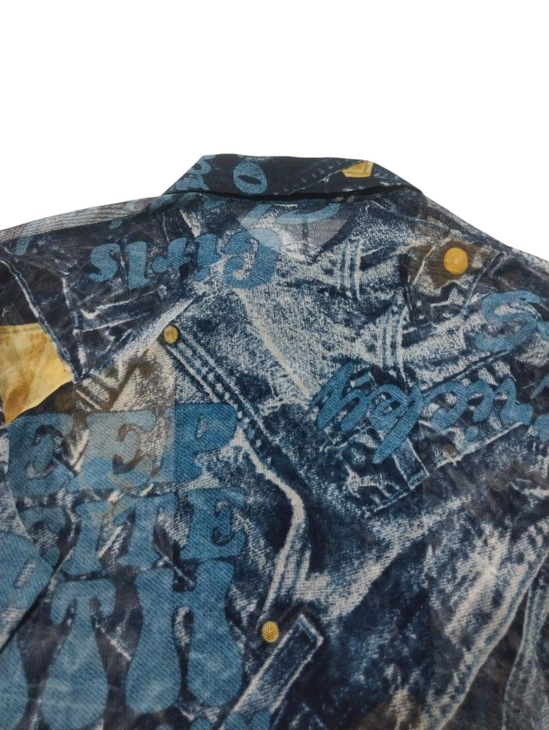 Pattern graphic shirt mesh unisex, foto 5