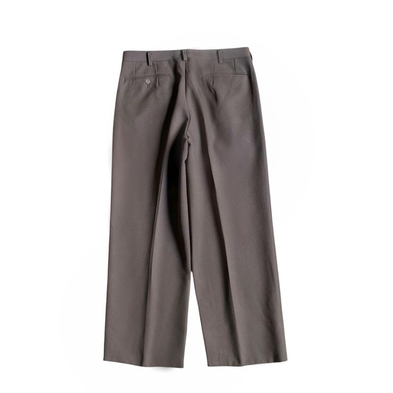 Basic Japanese heavyweight ankle length tailored trousers da, foto 2