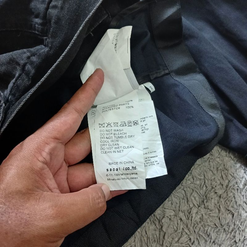 Jaket Denim Hybrid Sacai, foto 5