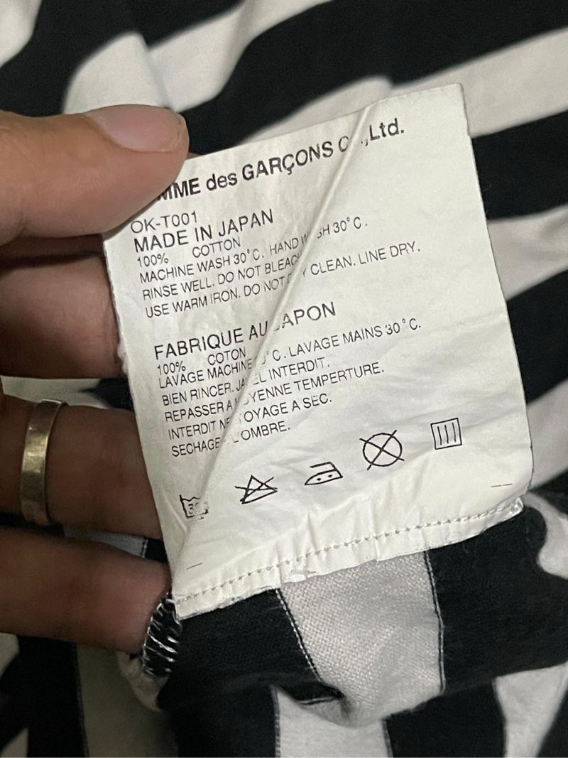 AD2016 Comme Des Garcons CDG Striped Longsleeve, foto 7