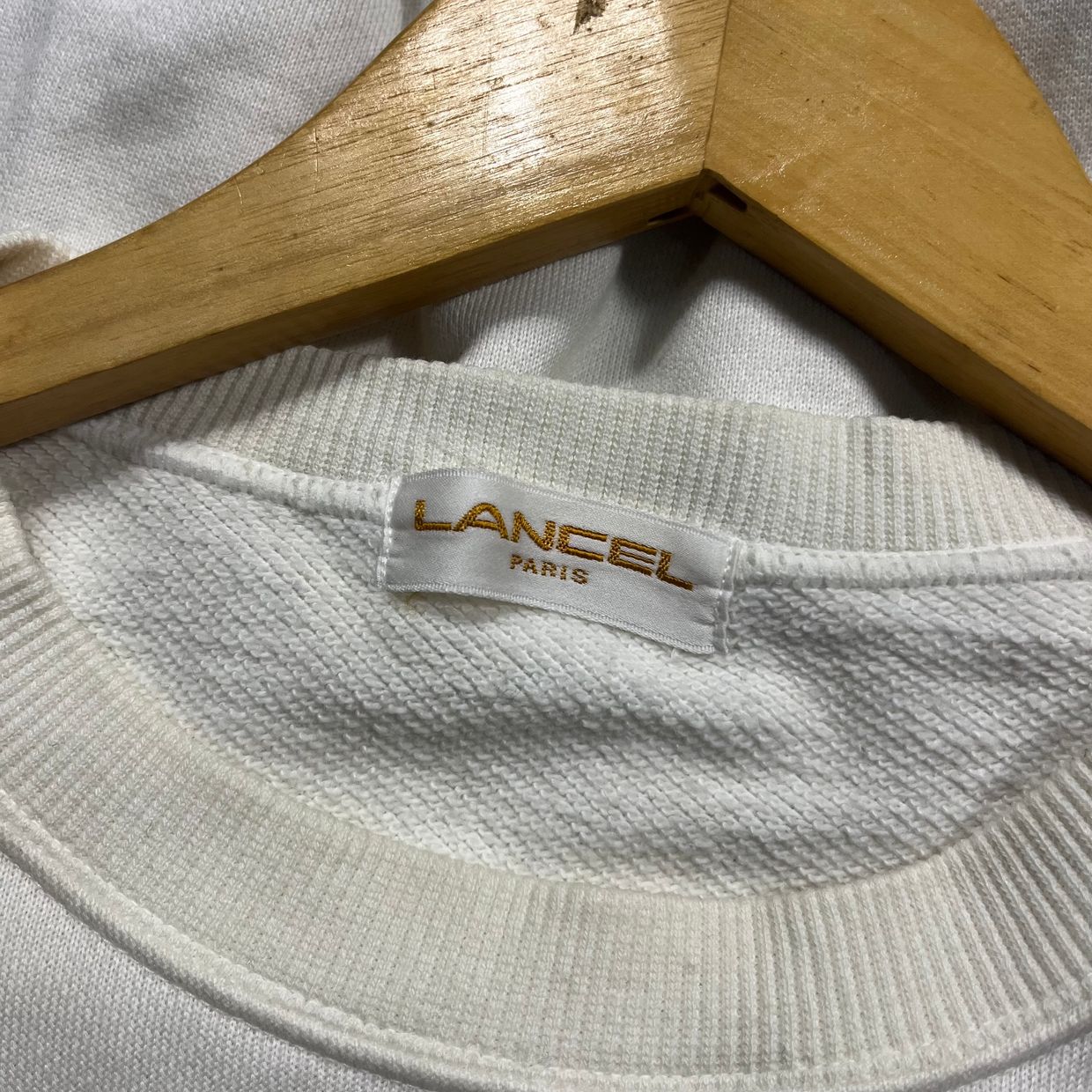 Lancel Vintage Sweatshirt Pria white, foto 6