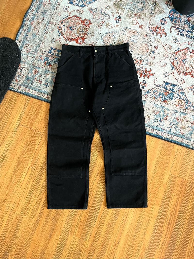 Carhartt WIP Carpenter Double Knee Pants Black, foto 2