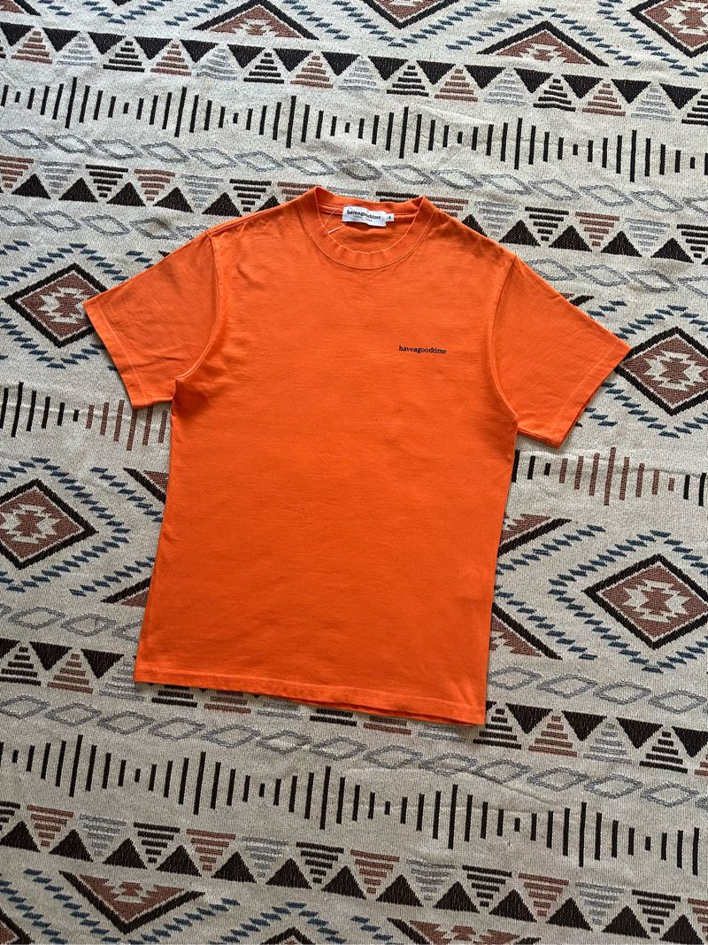 HAVE A GOOD TIME Back Logo T-shirt - Orange, foto 2