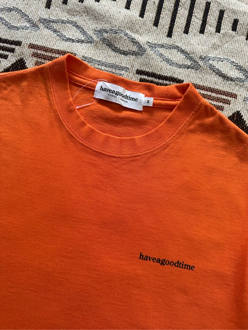 HAVE A GOOD TIME Back Logo T-shirt - Orange, foto 6