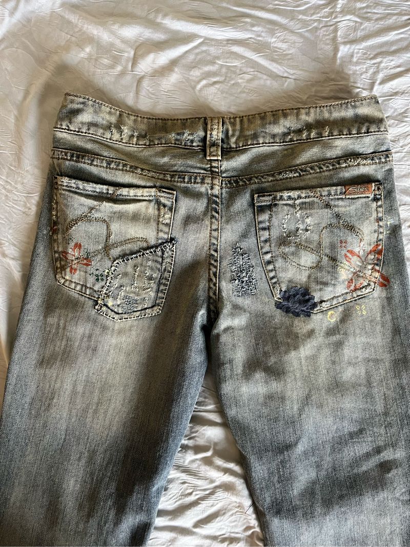 Vintage y2k Low Rise Patchwork Jeans [ON HOLD], foto 2