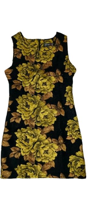 Dress gold flower