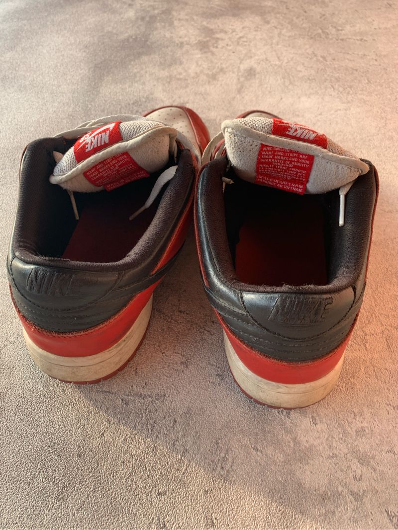 Nike dunk low chicago swoosh red, foto 4