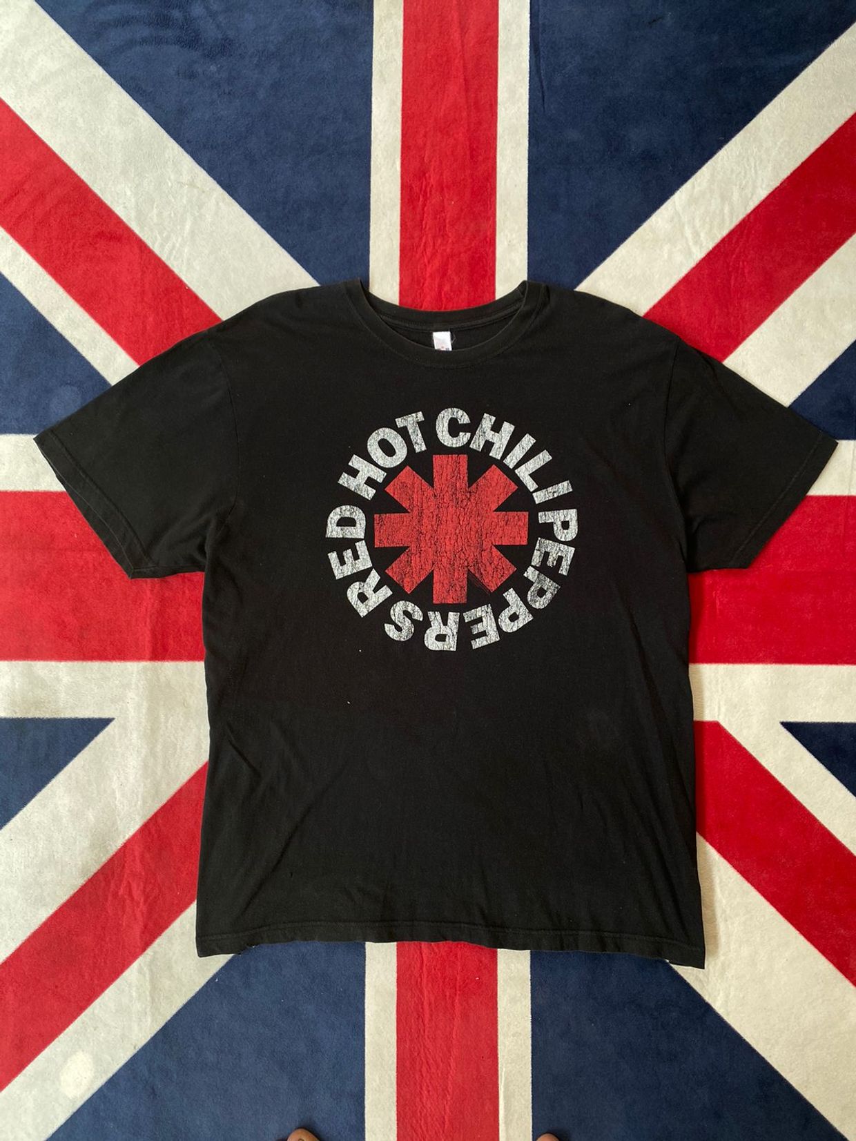Vintage T-shirt Pria red black