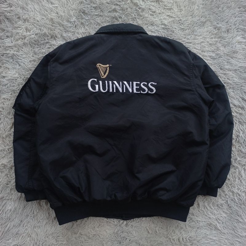 Guinness Casual Flight Jacket Bomber Jaket Inner Dacron, foto 4