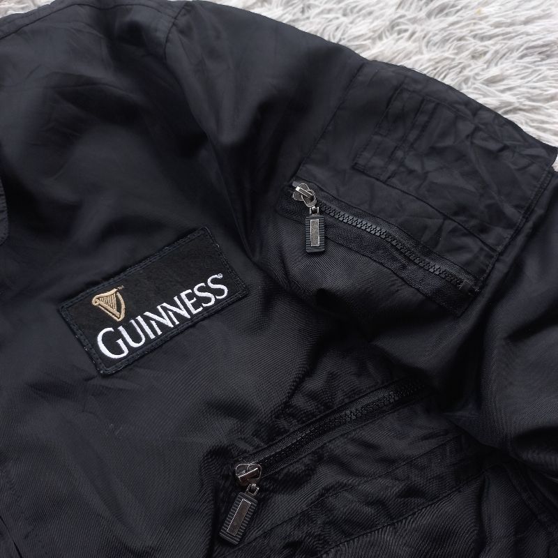 Guinness Casual Flight Jacket Bomber Jaket Inner Dacron, foto 3