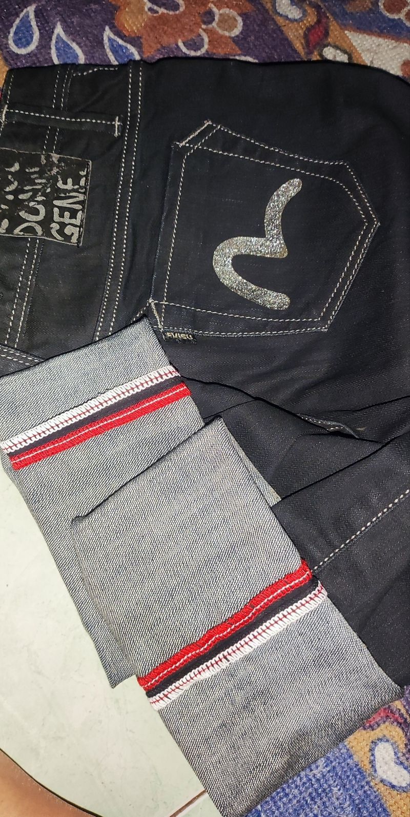 Evisu jeans denim, foto 8