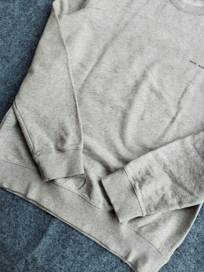 Apc logo pattern sweatshirt heathered, foto 4