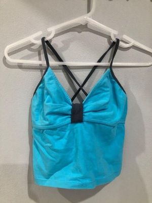 La Christie Blue Workout Top Size M