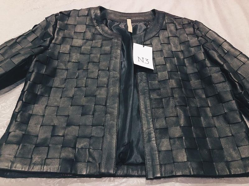 Woven Leather Jacket, foto 6