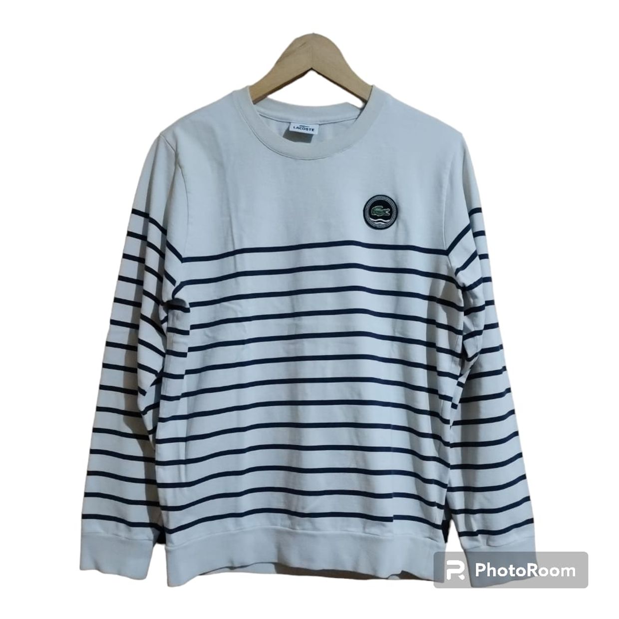 CREWNECK By LACOSTE SALUR LOGO BORDIR
